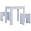 TISCHGRUPPE in Holzwerkstoff Weiss  - Weiss, Basics, Holzwerkstoff (80/50/75cm) - MID.YOU