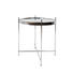 BEISTELLTISCH rund Silberfarben - Silberfarben, Design, Glas/Metall (43/45cm) BEISTELLTISCH rund Silberfarben - Silberfarben, Design, Glas/Metall (43/45cm)