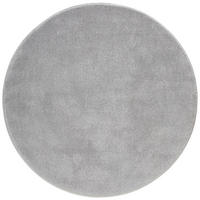 WEBTEPPICH Wohnzimmer 160 cm Tonga Silberfarben rund  - Silberfarben, KONVENTIONELL, Naturmaterialien/Textil (160cm) - Novel