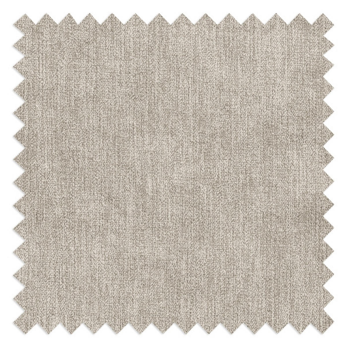 ECKSOFA in Webstoff Greige  - Greige/Silberfarben, Konventionell, Textil/Metall (182/82/260cm) - Trendmanufaktur