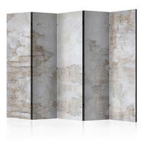 SKÄRMVÄGG  i trä, plast, textil  ljusgrå, beige  - beige/ljusgrå, Basics, trä/textil (225/172/3cm) - artgeist