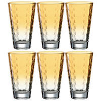 GLÄSERSET Optic 6-teilig  - Basics, Glas (300ml) - Leonardo