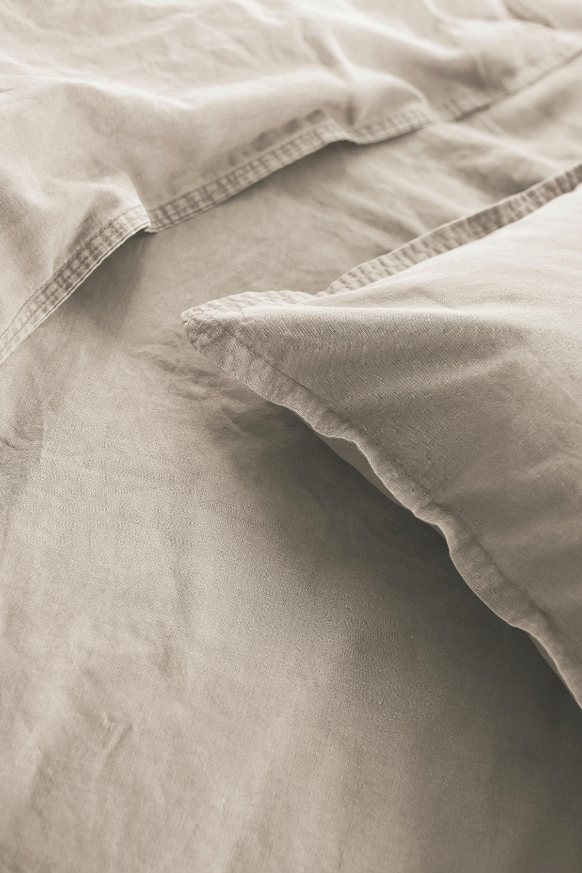 BETTWÄSCHE Renforcé 135/200 cm  - Beige, Basics, Textil (135/200cm)