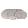 KOMBISERVICE Grau 24-teilig 6 Personen  - Grau, Basics, Keramik (20cm)