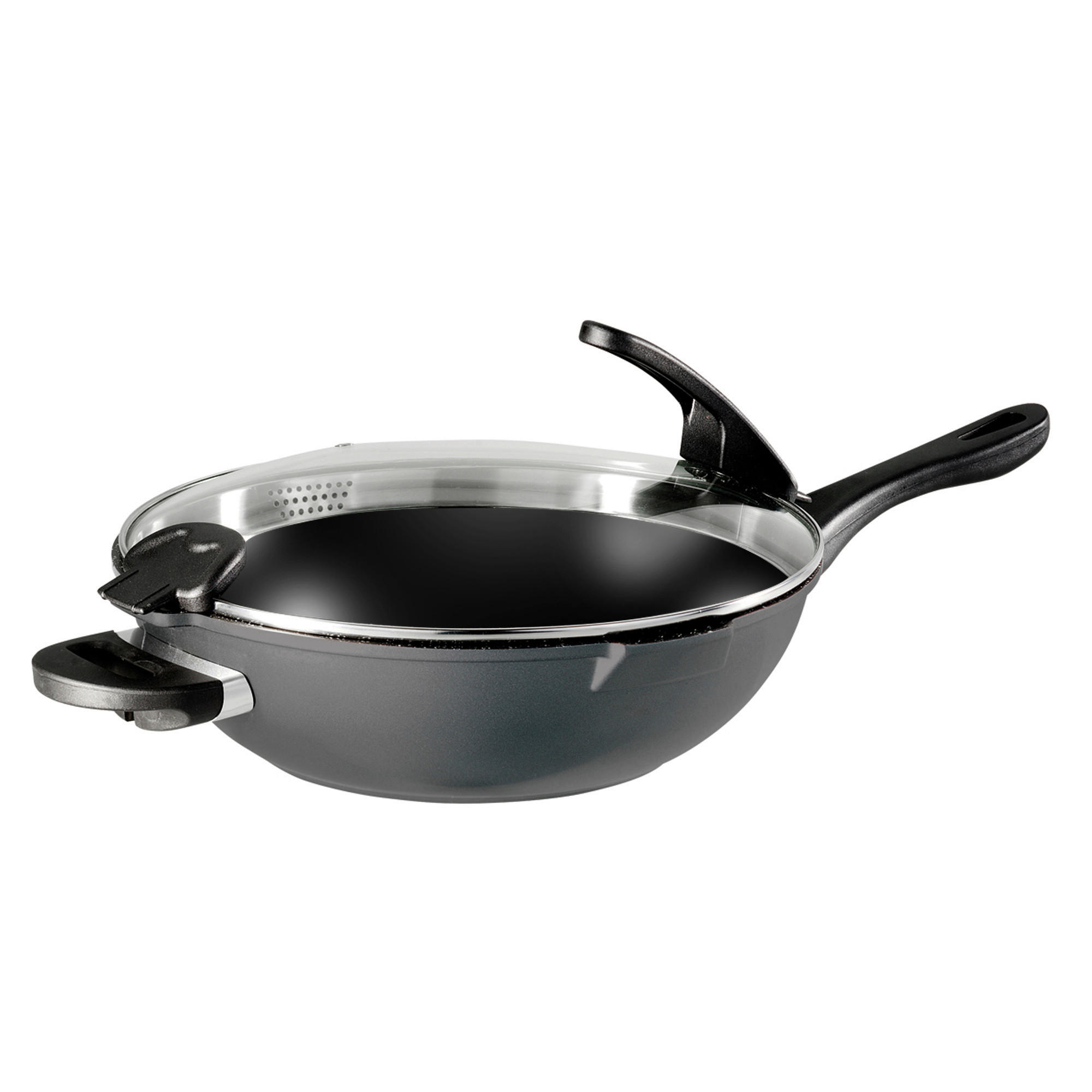 WOK 32 cm  - Basics, Metall (32cm) - Stoneline