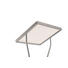 LED-STEHLEUCHTE - Platinfarben/Alufarben, Design, Kunststoff/Metall (31,5/31,5/195cm)