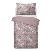 BETTWÄSCHESET Red Wine Satin 160/210 cm  50 cm/70 cm  - Altrosa, Basics, Textil (160/210cm) - Ambiente