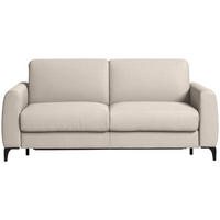 SCHLAFSOFA Cord Greige  - Greige/Schwarz, Konventionell, Holz/Textil (203/88/102cm) - Novel