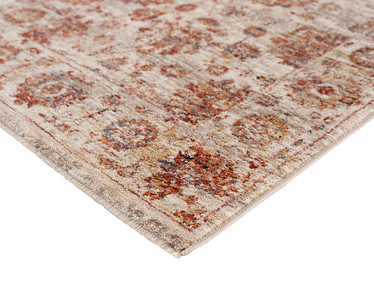 WEBTEPPICH 80/150 cm Creme, Rot  - Rot/Creme, LIFESTYLE, Textil (80/150cm) - Novel