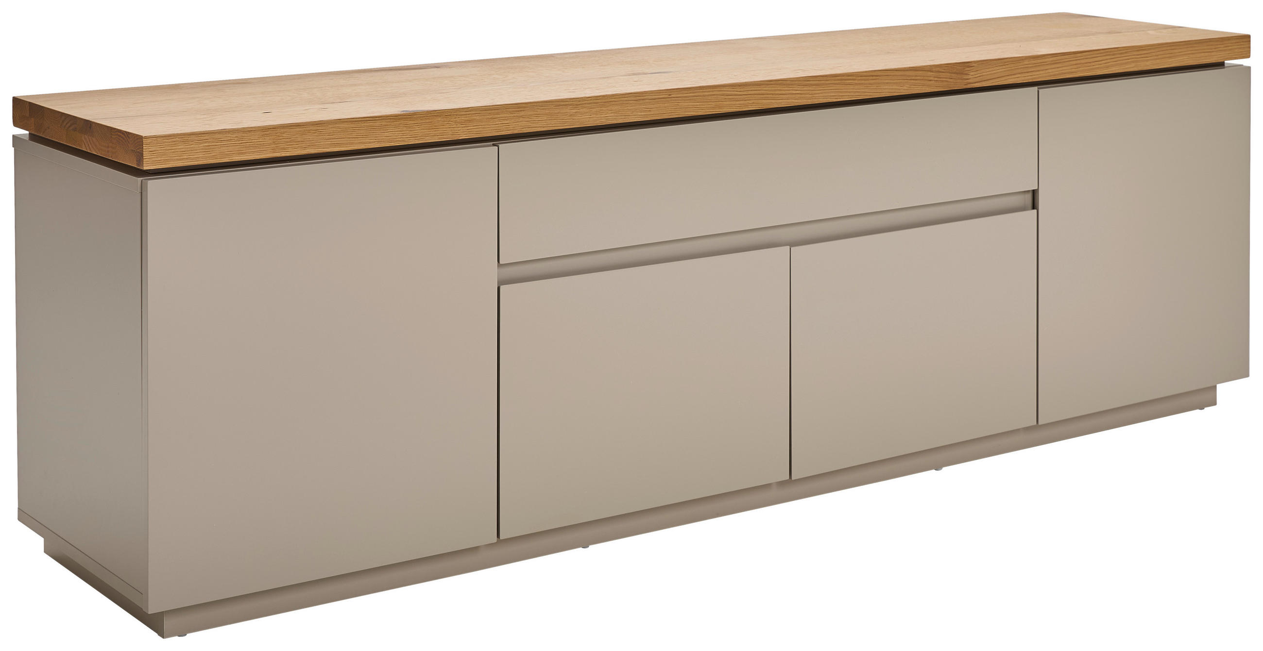 LOWBOARD 173/56/40 cm  - Eichefarben/Grau, Design, Holzwerkstoff (173/56/40cm) - MID.YOU