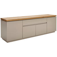 Lowboard Asmara  in 173/56/40 cm  - Eichefarben/Grau, Design, Holzwerkstoff (173/56/40cm) - MID.YOU
