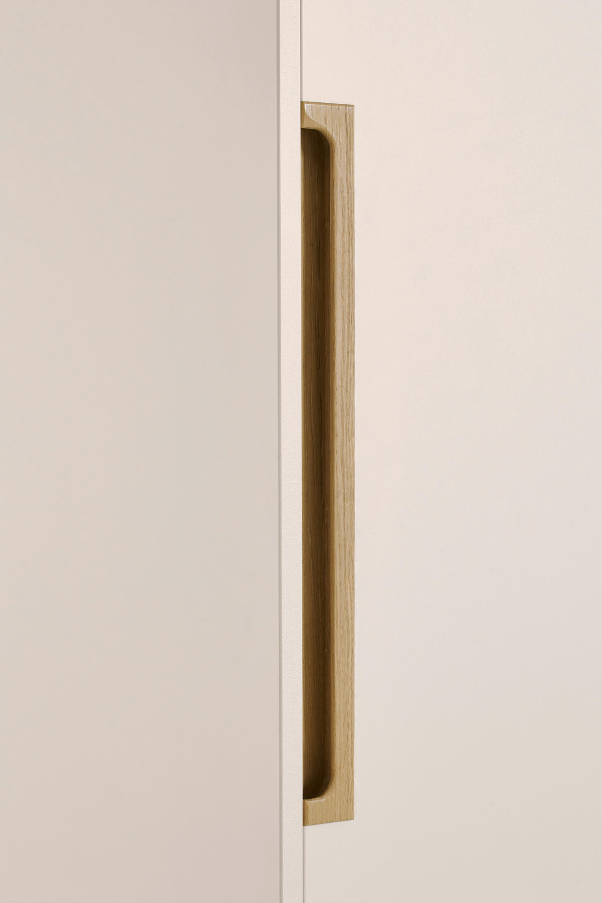 BABA RUHÁSSZEKRÉNY Stiene  - bézs/tölgyfa, Basics, faalapú anyag (164/200/62cm) - Paidi