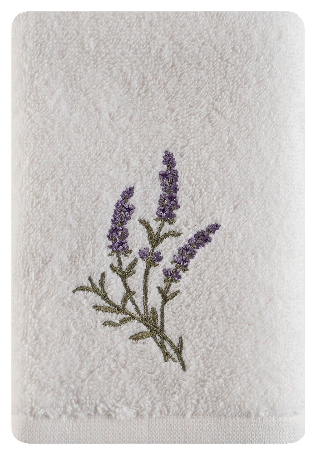 FROTTIERSET Lila, Weiß 2-teilig  - Lila/Weiß, Design, Textil (40/60cm) - Esposa