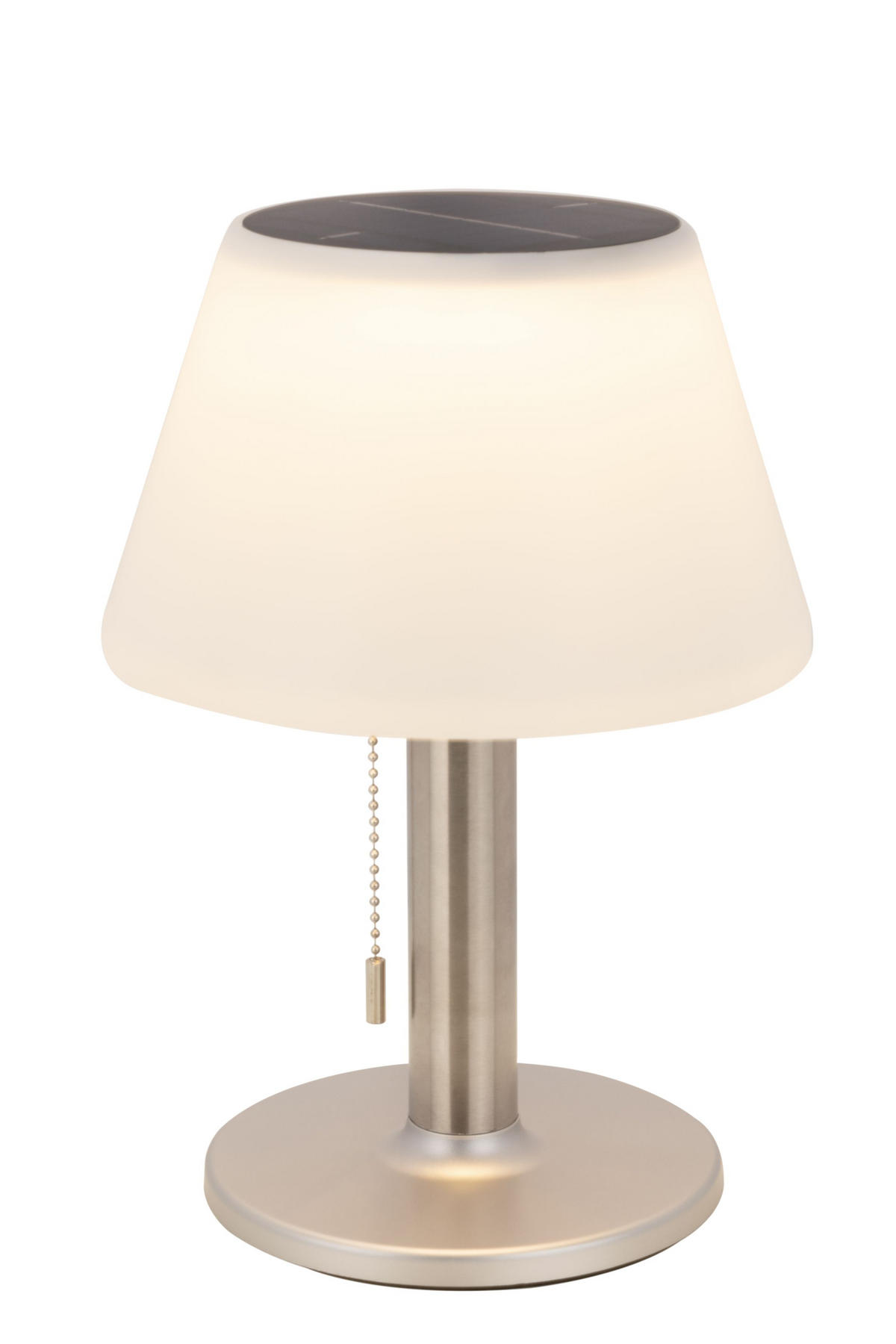 SOLÁRNÍ SVÍTIDLO, 19,5/28 cm - bílá/barvy stříbra, Basics, kov/plast (19,5/28cm) - Ambia Garden
