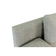 SCHLAFSOFA Lia in Webstoff Graubraun  - Graubraun/Schwarz, Design, Textil/Metall (197/84/92,5cm) - Hom`in