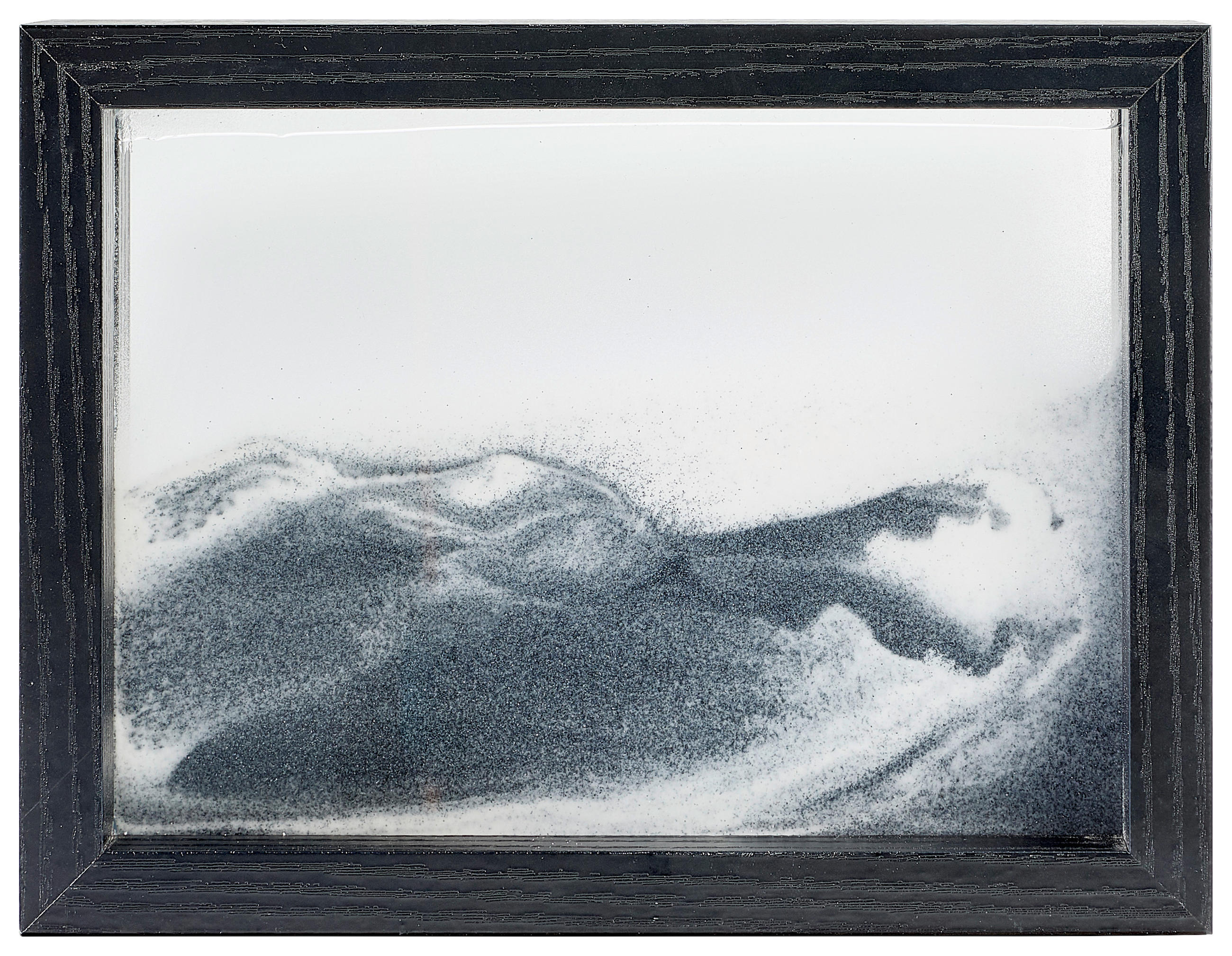 BILD Strand & Meer  - Schwarz, Design, Glas/Naturmaterialien (21,5/4/16,5cm) - Ambia Home