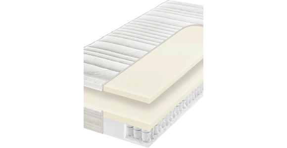 LATEXMATRATZE 80/200 cm  - Weiß, Basics, Textil (80/200cm) - Sleeptex