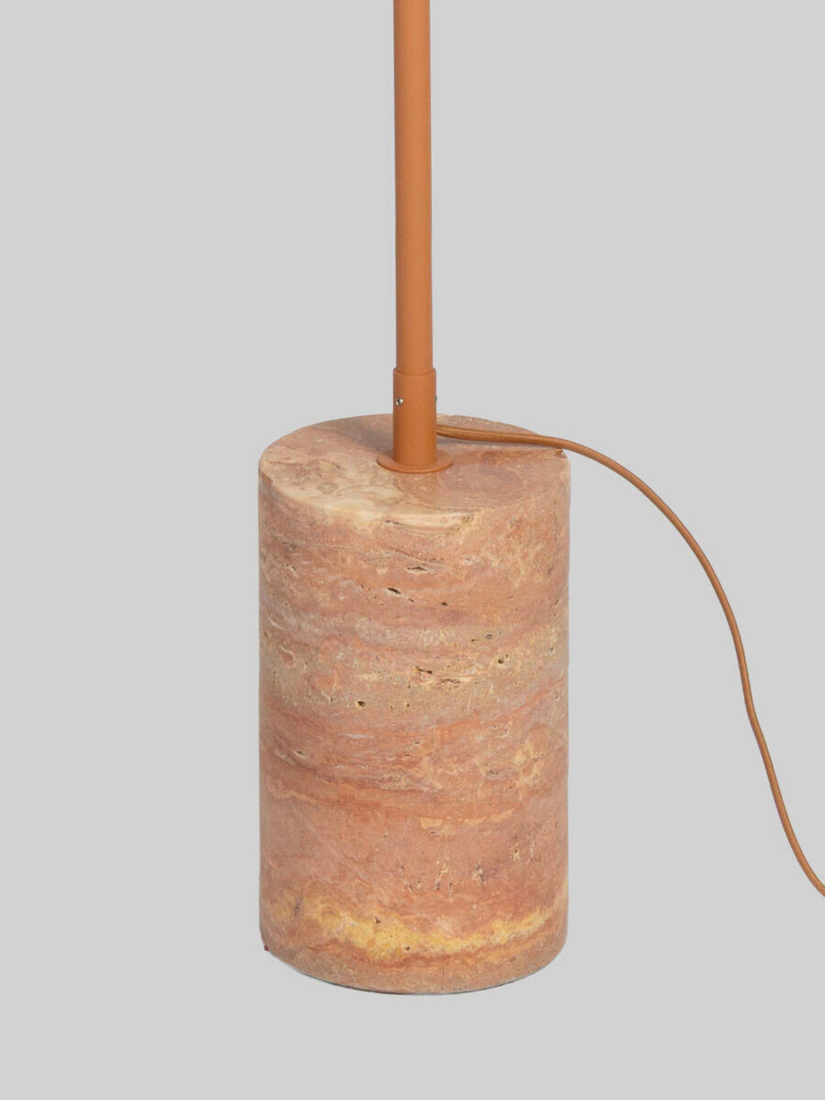 STEHLEUCHTE It's about RoMi 20/160/48 cm  - Terracotta, Trend, Glas/Stein (20/160/48cm) - It's about Romi