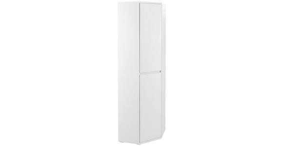ECKSCHRANK 60/210/60 cm - Weiß, KONVENTIONELL, Holzwerkstoff (60/210/60cm) - Xora