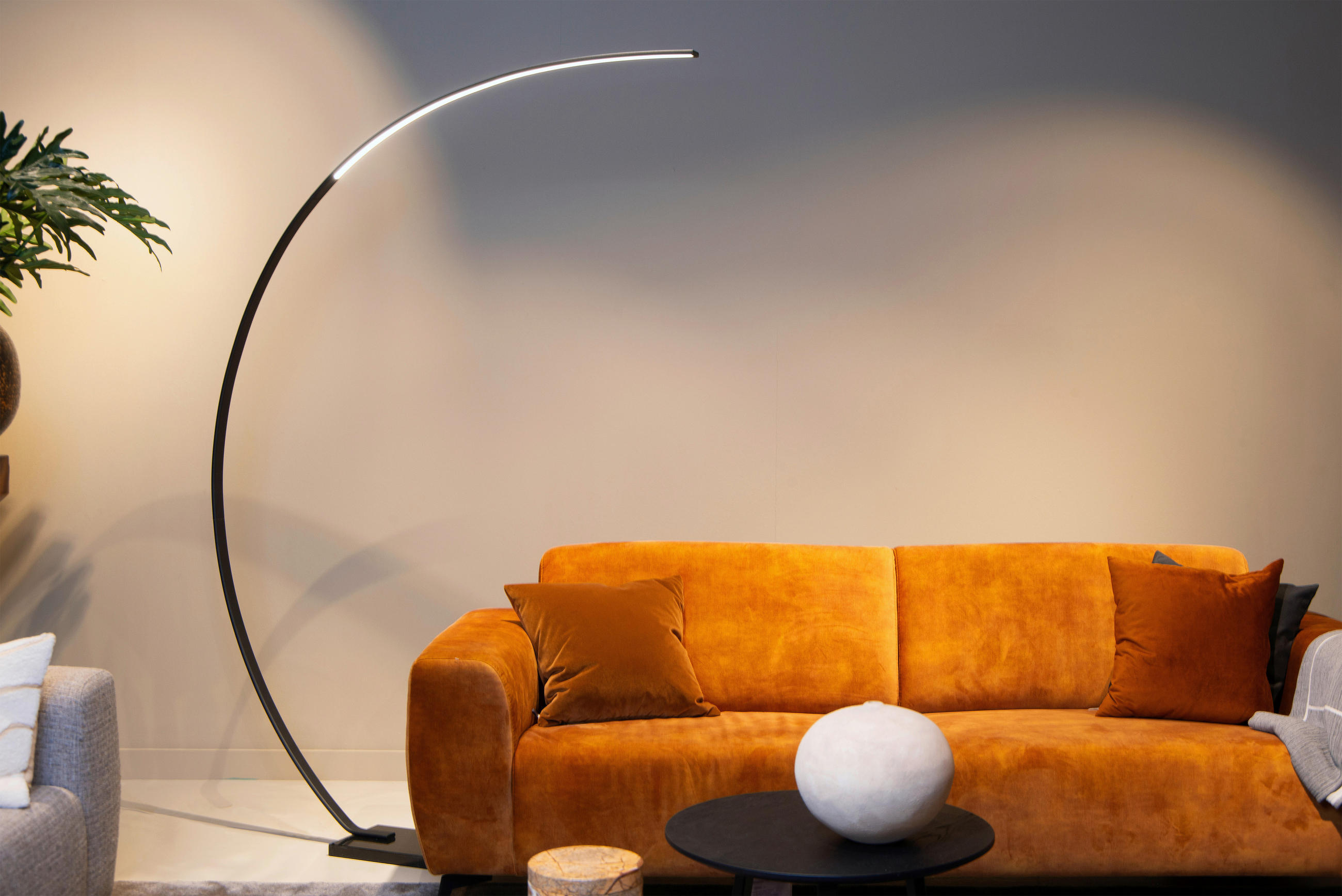 BOGENLEUCHTE 140.4/22/192 cm    - Design, Metall (140.4/22/192cm) - Lucide