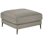 HOCKER Feincord Sandfarben  - Sandfarben/Schwarz, Design, Textil/Metall (90/43/90cm) - Dieter Knoll