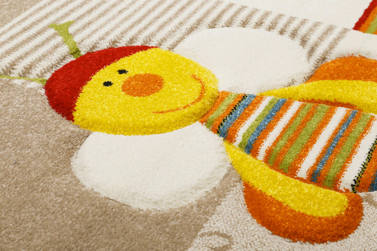 KINDERTEPPICH 80/150 cm Bee 2,0  - Beige, Trend, Textil (80/150cm) - Esprit