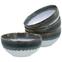 SCHÜSSELSET Cascade 4-teilig  - Blaugrau/Weiß, Design - Creatable
