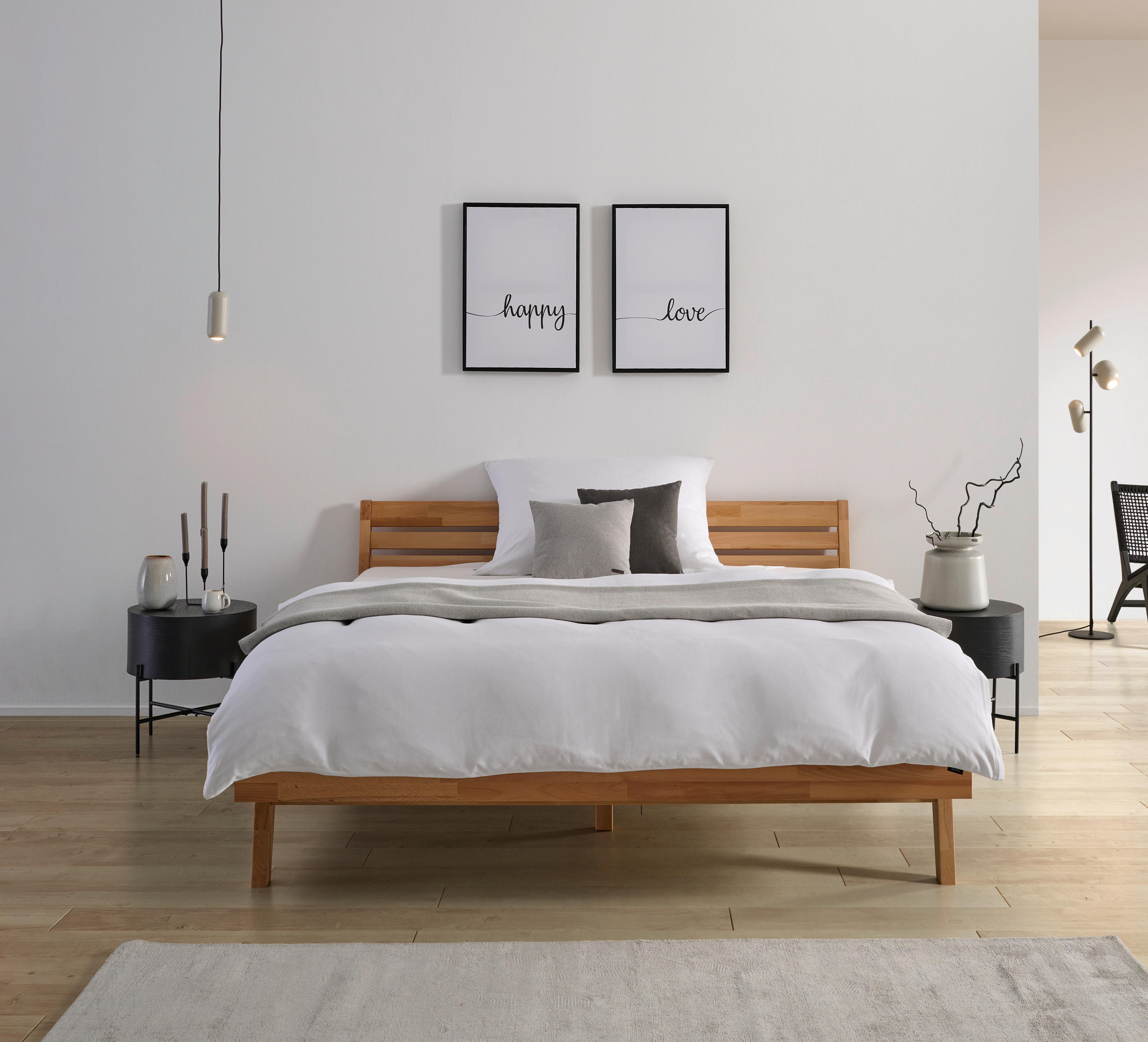 MID.YOU POSTEL, 180/200 cm, jádrový buk