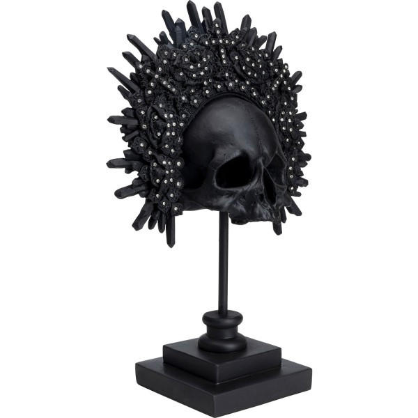 DEKOSCHÄDEL  - Schwarz, Trend, Kunststoff (34/49/20cm) - Kare-Design