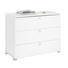 KOMMODE 104/80/46 cm - Alufarben/Weiß, Design, Holzwerkstoff/Kunststoff (104/80/46cm) - Carryhome KOMMODE 104/80/46 cm - Alufarben/Weiß, Design, Holzwerkstoff/Kunststoff (104/80/46cm) - Carryhome