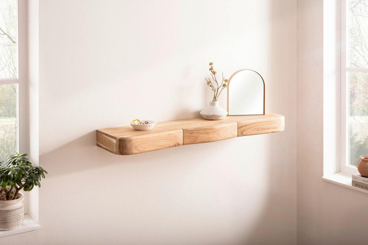WANDBOARD in 100/8/20 cm Akaziefarben  - Akaziefarben, Design, Holz (100/8/20cm) - Livetastic