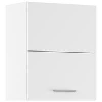 KÜCHENOBERSCHRANK 60/72,3/34,2 cm  in Weiß  - Edelstahlfarben/Weiß, Basics, Holzwerkstoff/Metall (60/72,3/34,2cm) - Impuls