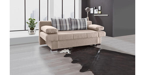 SCHLAFSOFA Helen Beige Rückenkissen, Armlehnenkissen  - Wengefarben/Beige, KONVENTIONELL, Holz/Textil (200/80/94cm) - Novel