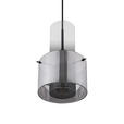 HÄNGELEUCHTE 18/150 cm  - Dunkelgrau, Design, Glas/Metall (18/150cm) - Dieter Knoll