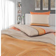 BETTWÄSCHE TANJA Satin 140/200 cm  - Orange, KONVENTIONELL, Textil (140/200cm) - Novel