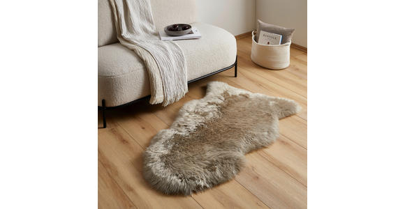 SCHAFFELL 65-70/100-105 cm Adelaide - Braun, Natur, Fell (65-70/100-105cm) - Linea Natura