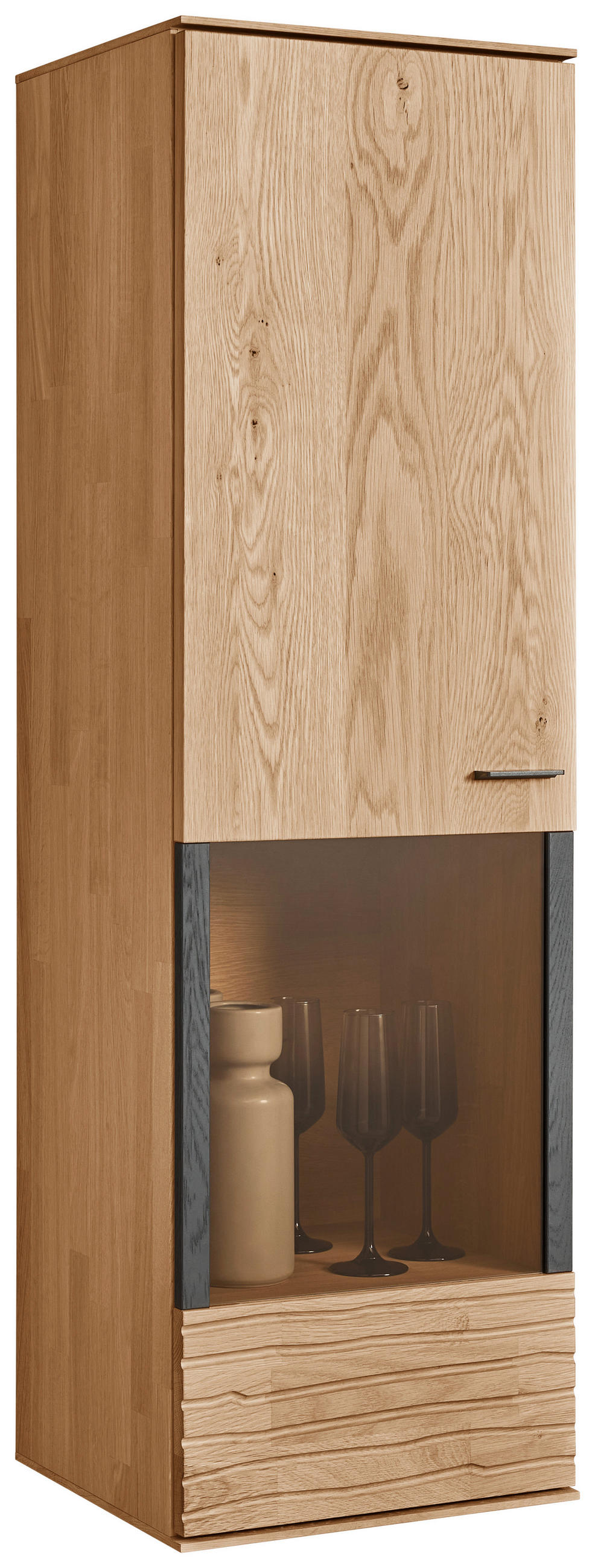 FALIVITRIN tömör erezett tölgy   - Natur, Üveg/fa (38/127/35cm) - Valnatura