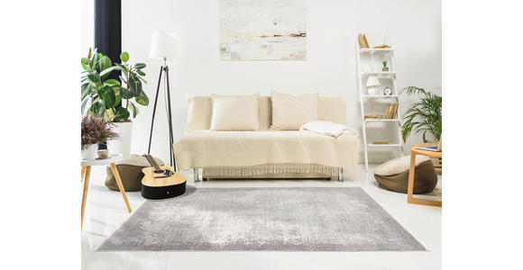 WEBTEPPICH 65/130 cm Etienne Grau  - Grau, Design, Textil (65/130cm) - Novel