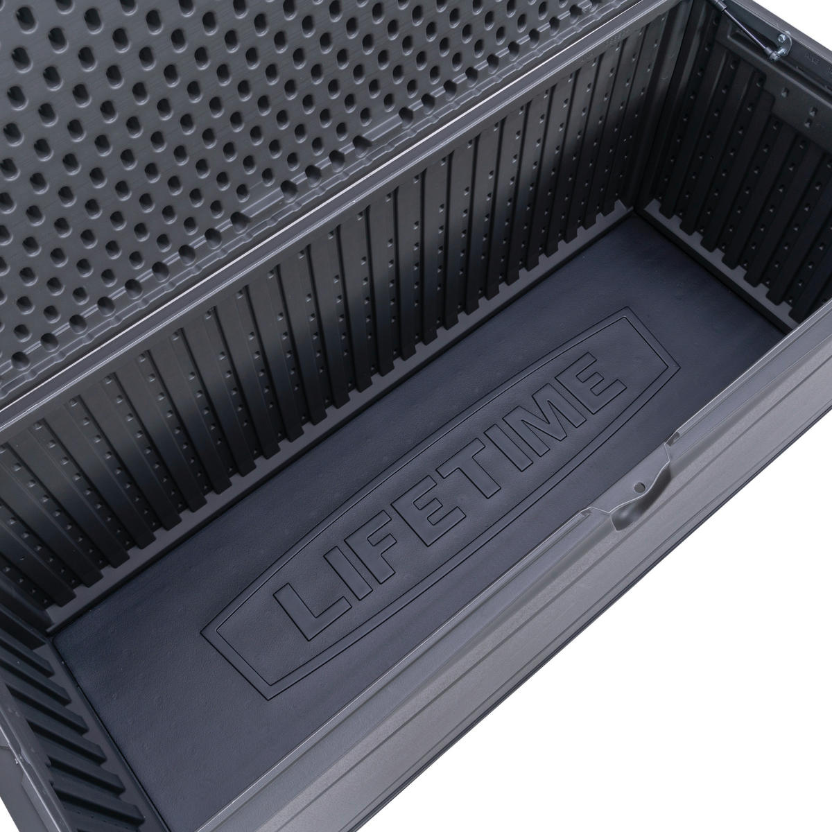 KISSENBOX 153/68/61 cm  - Anthrazit, Basics, Kunststoff (153/68/61cm) - Ambia Garden