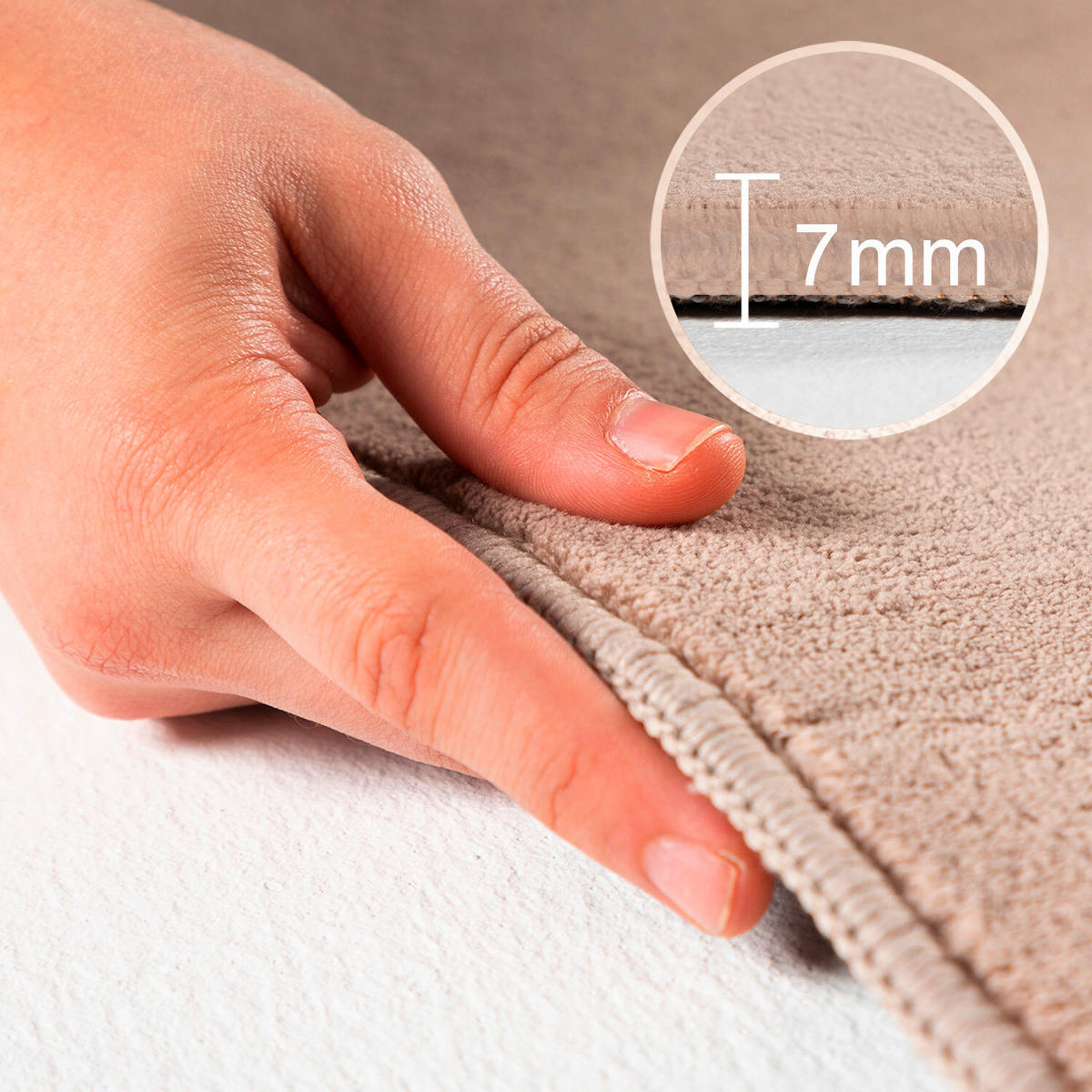 FLACHWEBETEPPICH 120/170 cm Sky Beige  - Beige, Basics, Textil (120/170cm) - Novel