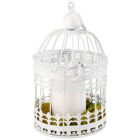 VOGELKÄFIG - Weiß, Trend, Metall (12/20cm) - Ambia Home