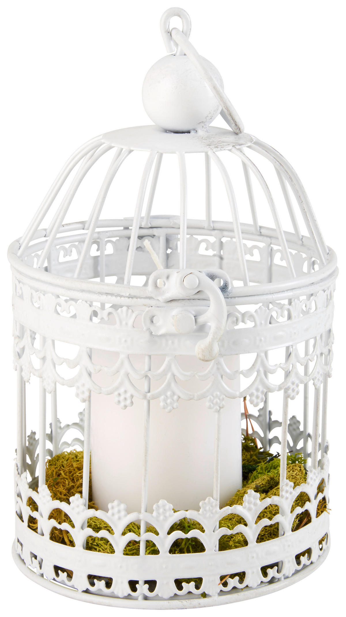 VOGELKÄFIG - Weiß, Trend, Metall (12/20cm) - Ambia Home