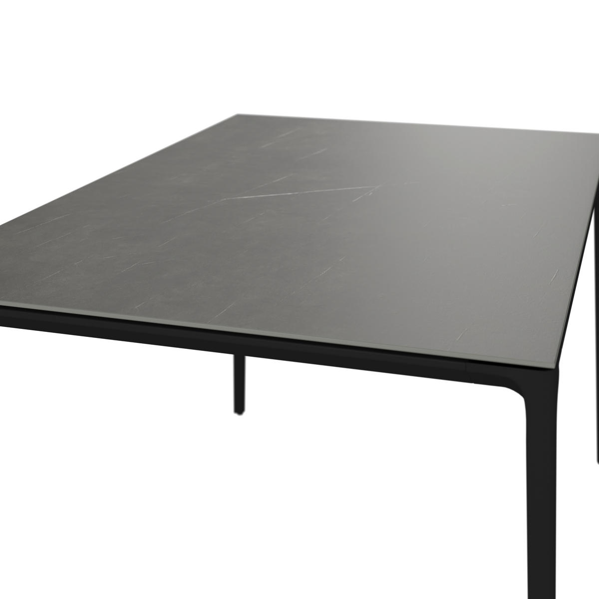 KERTI ASZTAL 140/90/73,5 cm   - antracit, Design, kő/fém (140/90/73,5cm) - Dieter Knoll