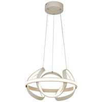 HÄNGELEUCHTE 41,5/120 cm   - Sandfarben, Trend, Kunststoff/Metall (41,5/120cm) - Collet's Monde