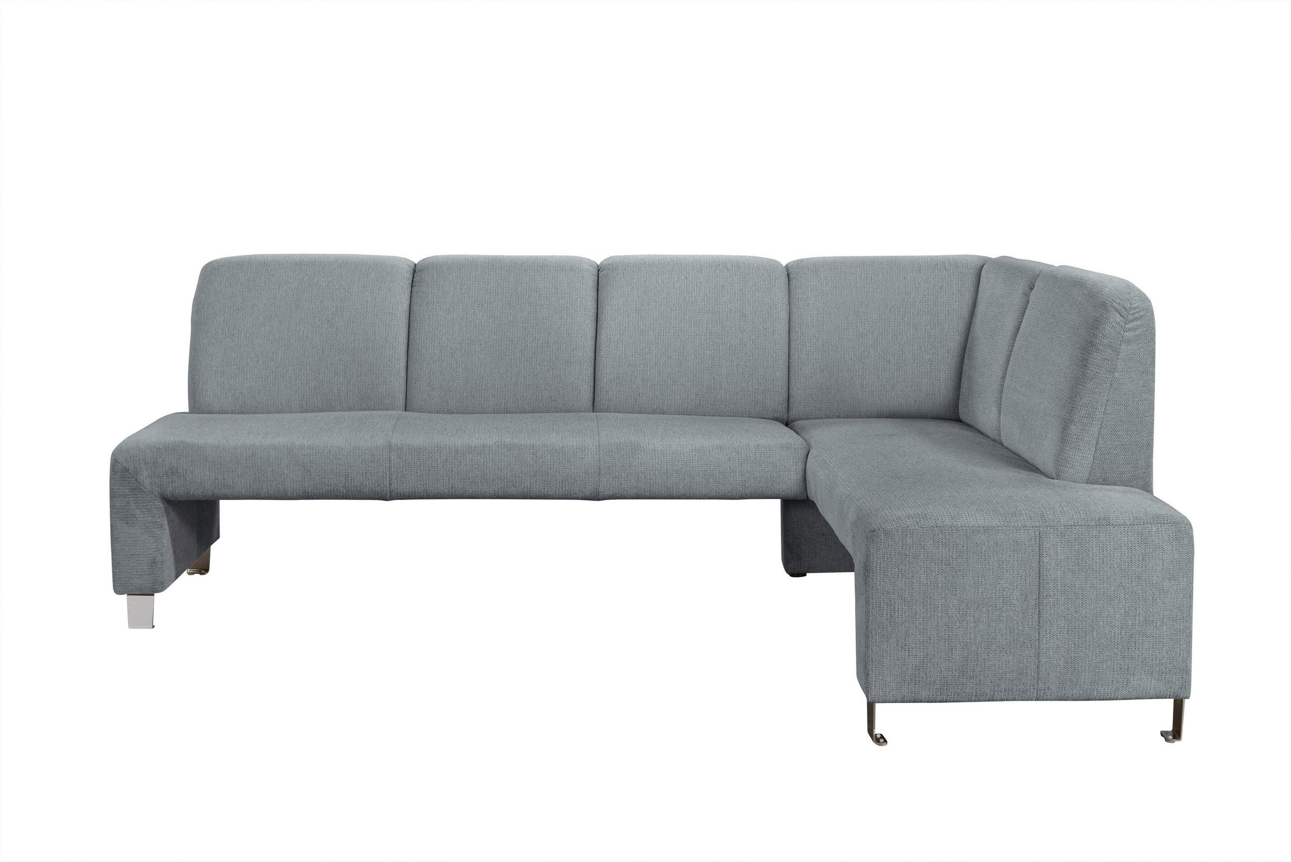 KLUPA KUTNA  tamno siva  drvo, tekstil, drvni materijal      - srebrne boje/tamno siva, Moderno, drvni materijal/drvo (243/158cm) - Livetastic