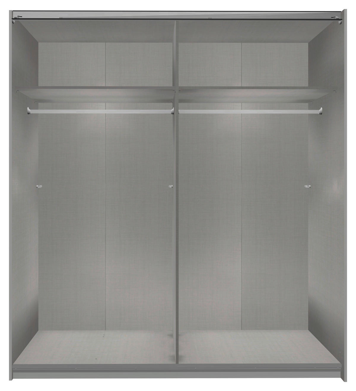 SCHWEBETÜRENSCHRANK in Weiss  - Weiss, Modern, Glas/Holzwerkstoff (225/236/64cm) - MID.YOU
