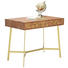 SCHREIBTISCH - Goldfarben/Akaziefarben, LIFESTYLE, Holz/Holzwerkstoff (90/76/55cm) - Landscape SCHREIBTISCH - Goldfarben/Akaziefarben, LIFESTYLE, Holz/Holzwerkstoff (90/76/55cm) - Landscape