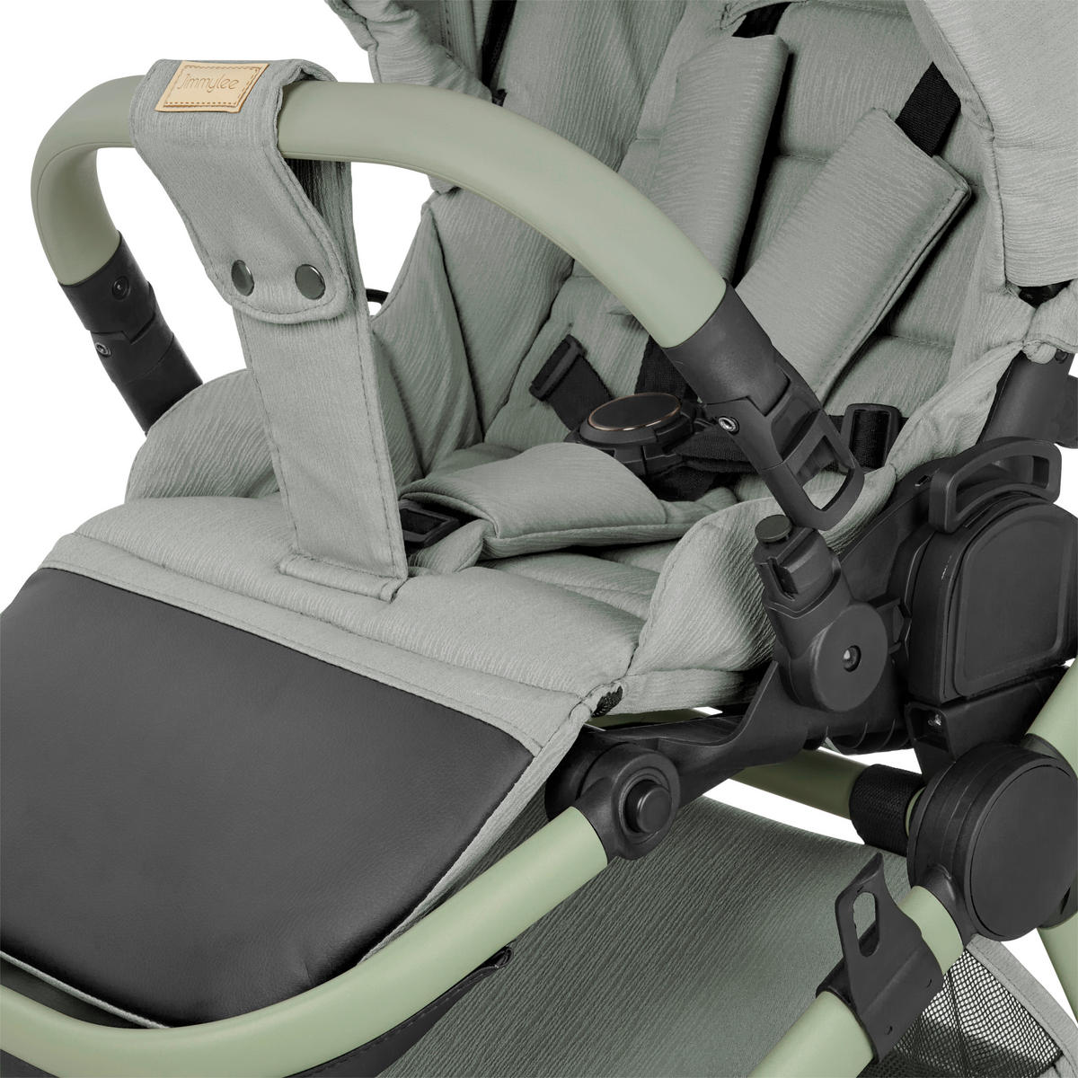 KINDERWAGENSET  - Mintgrün, Trend, Kunststoff/Textil (100/59/106cm) - Jimmylee