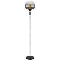 STEHLEUCHTE 29,4/165 cm   - Schwarz, Design, Glas/Metall (29,4/165cm)
