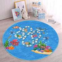 KINDERTEPPICH 150/150 cm Multicolor rund  - Multicolor, Basics, Textil (150/150cm)